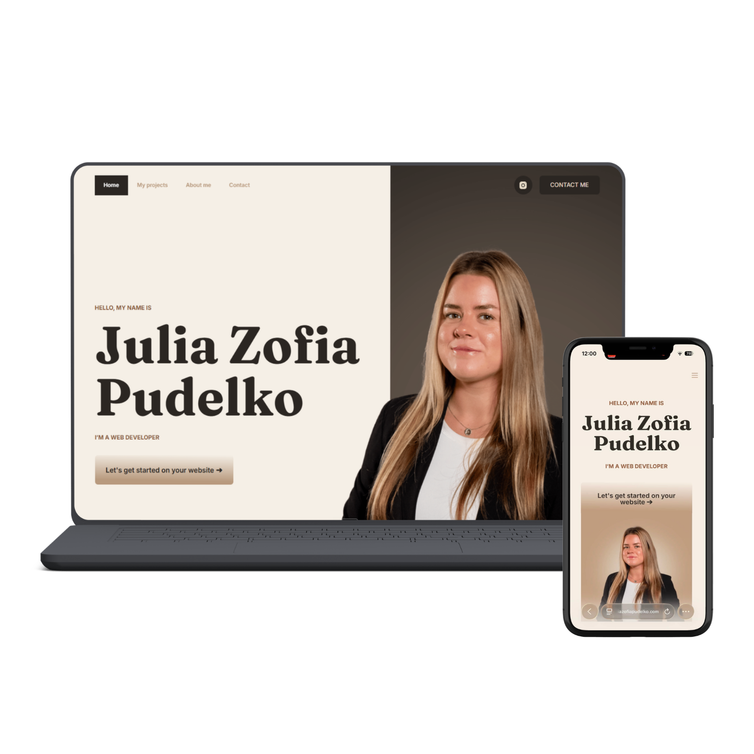Freelancer's portfolio juliazofiapudelko.com